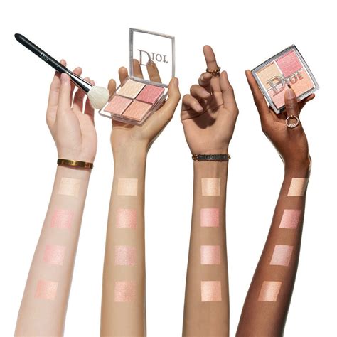 dior glow face palette swatches|dior palette backstage glow.